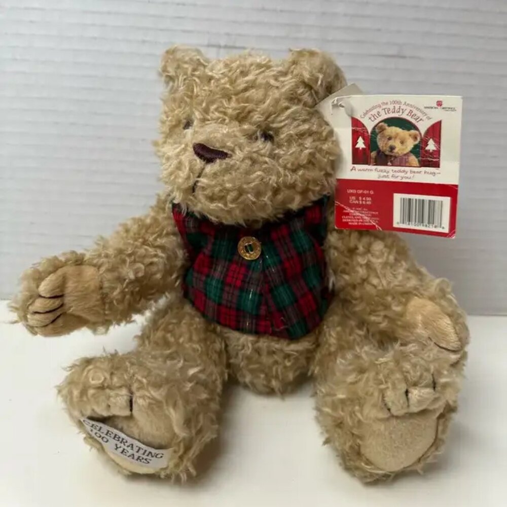 10" American Greetings 100th Anniversary Teddy Bear